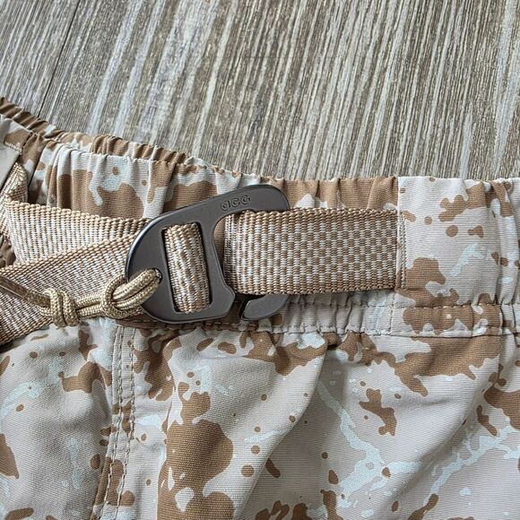 Nike ACG Printed Trail Shorts Size Large Men Light Iron Ore White FB8091-012 New - Picture 6 of 16